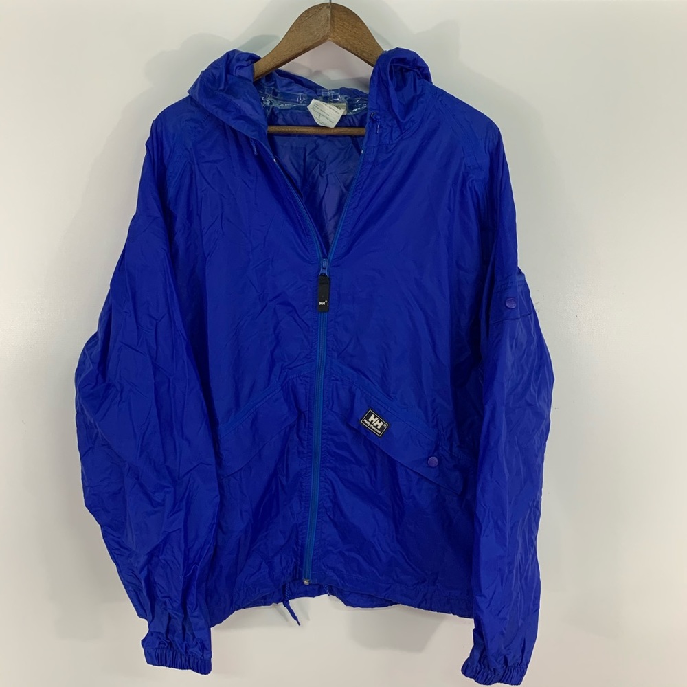 Vintage Helly Hansen Blue Outer Shell Jacket Set - image 1